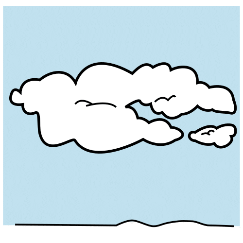 Pictograma de una nube