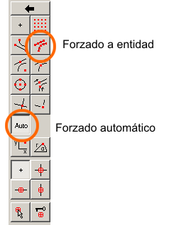 herramientas de forzado de qcad