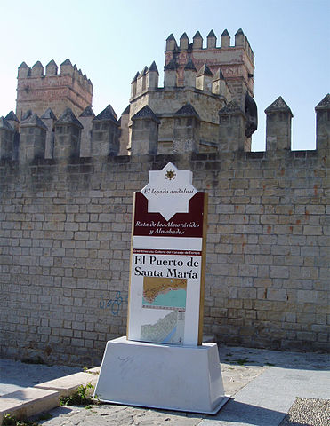 Distintintivo de la ruta de los almorávides y almohades en el Castillo de San Marcos