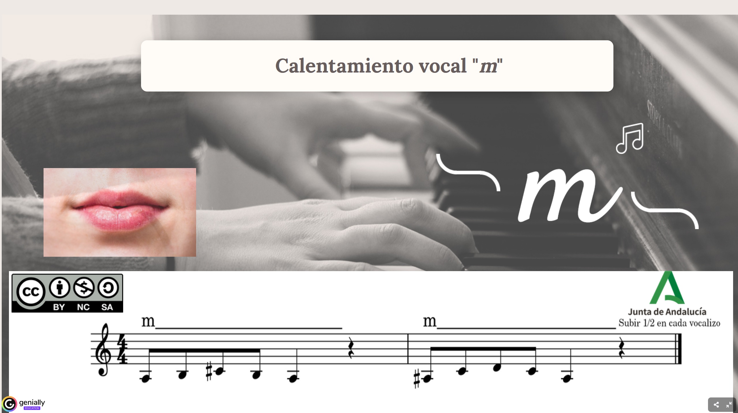 Calentamiento vocal 