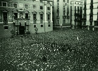 Proclamación de la II República en Barcelona