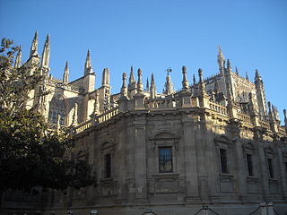 Pináculos de la catedral de Sevilla