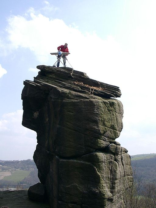 extreme ironing