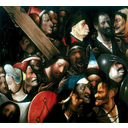 El Bosco. Cristo con la cruz. 