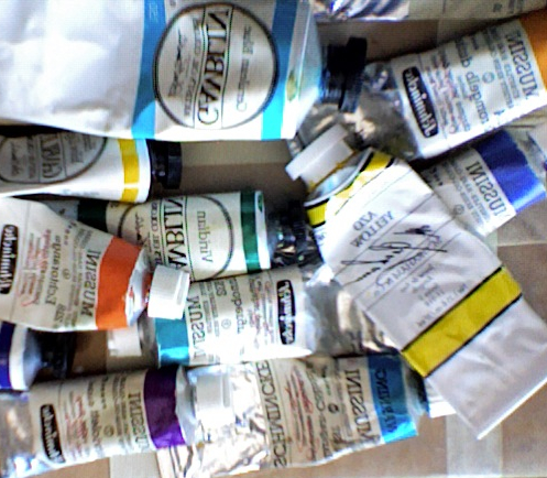 Tubos de pintura