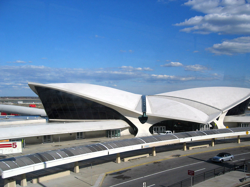 Terminal de la TWA en el aeropuerto JFK, Nueva York. Eero Saarinen