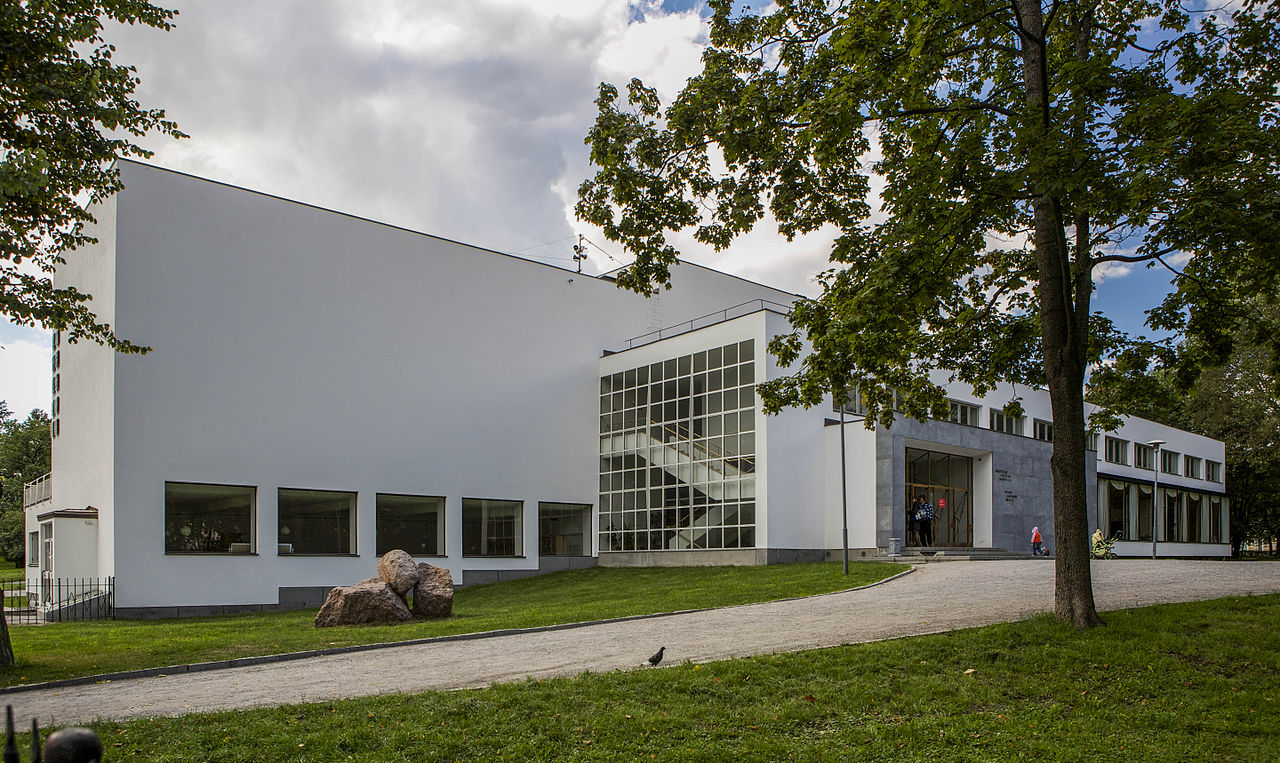 Exterior de la biblioteca de Viipuri