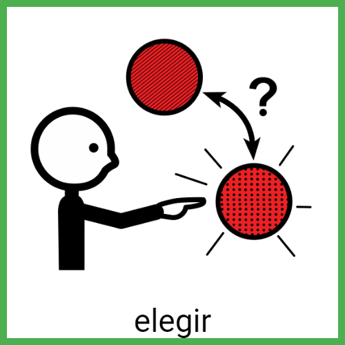 Pictograma elegir