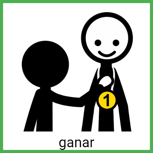 Pictograma ganar