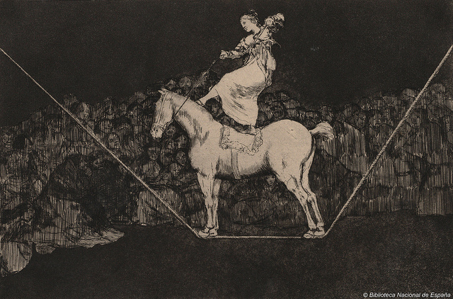 Aguatinta de Goya