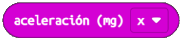 Imagen que representa el bloque de programación de aceleración (mg) x