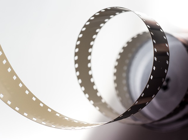 imagen de una cinta de película en representación de la grabación de un vídeo