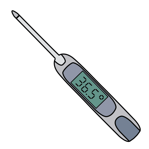 Imagen de un termómetro digital