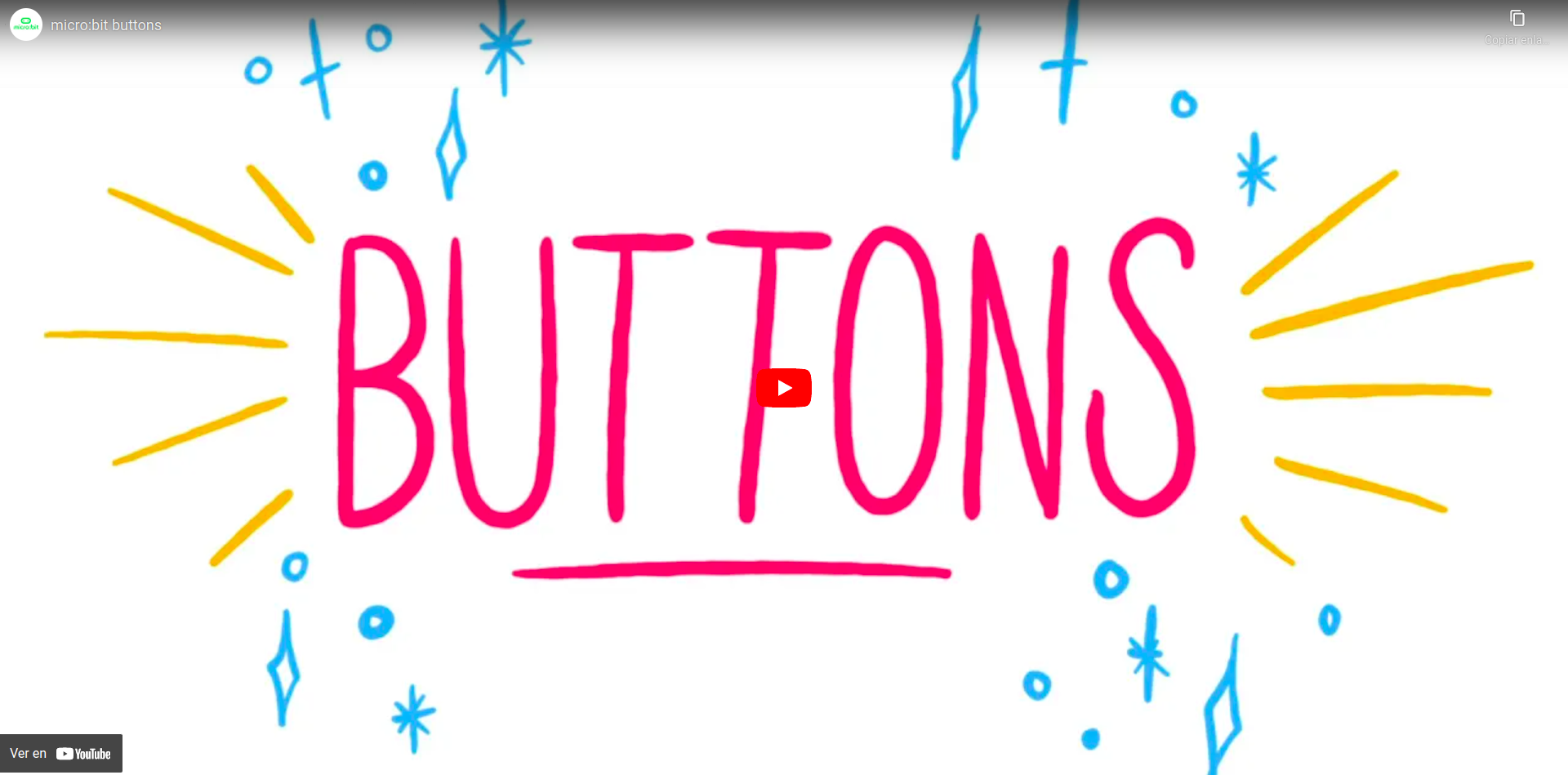 Vídeo que describe los botones de la placa micro:bit