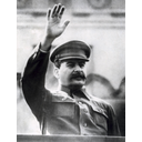 Iósif Vissariónovich Dzhugashvili, más conocido como Iósif Stalin, fue un político y dictador soviético, secretario general del Comité Central del Partido Comunista de la Unión Soviética entre 1922 y 1952, y presidente del Consejo de Ministros de la Unión Soviética entre 1941 y 1953. Aunque inicialmente presidía un liderazgo colectivo como primero entre iguales, hacia los años 30 ya se había convertido en dictador de facto de la Unión Soviética.
