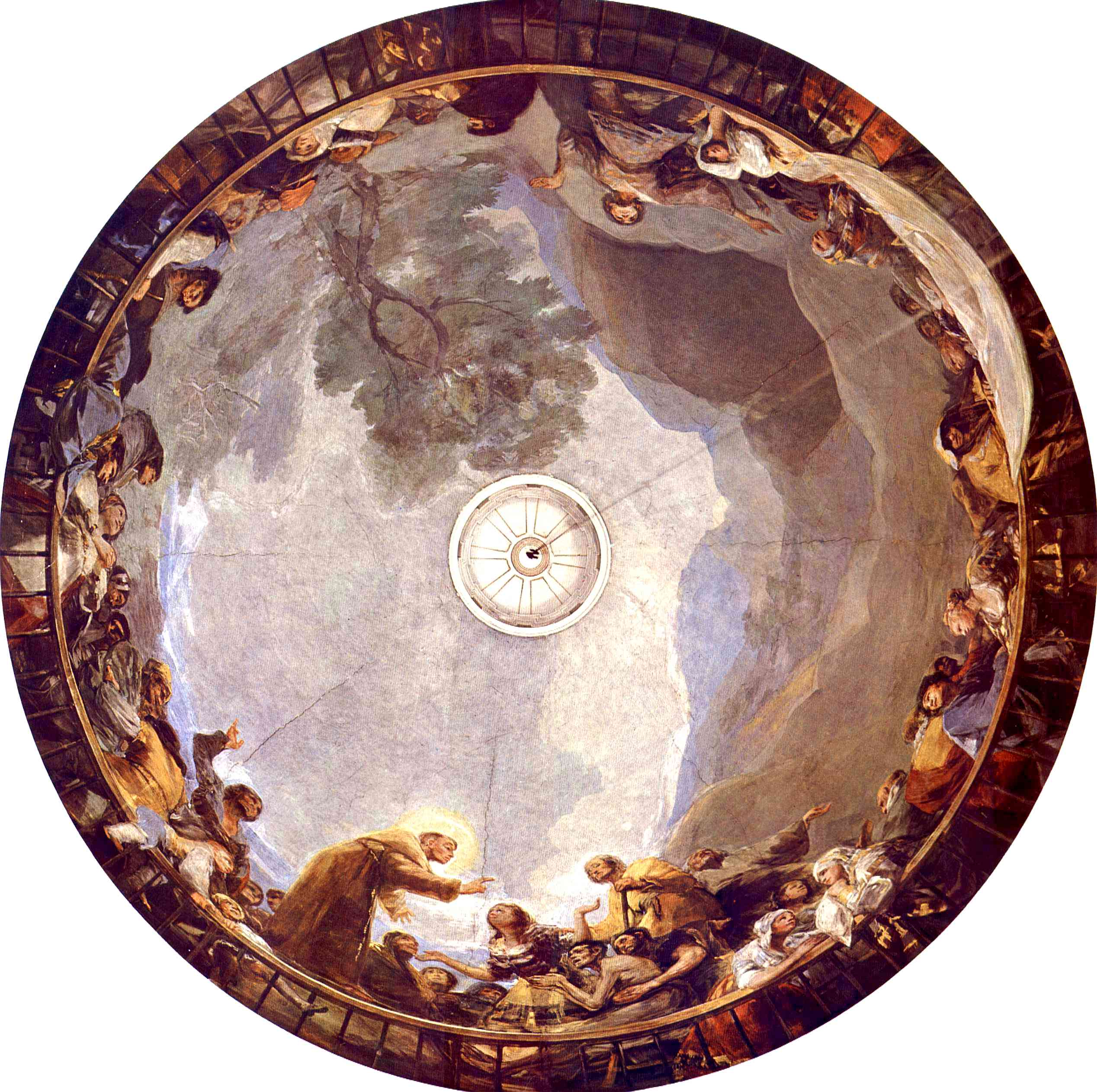 Pintura de la cúpula de San Antonio de la Florida, de Goya