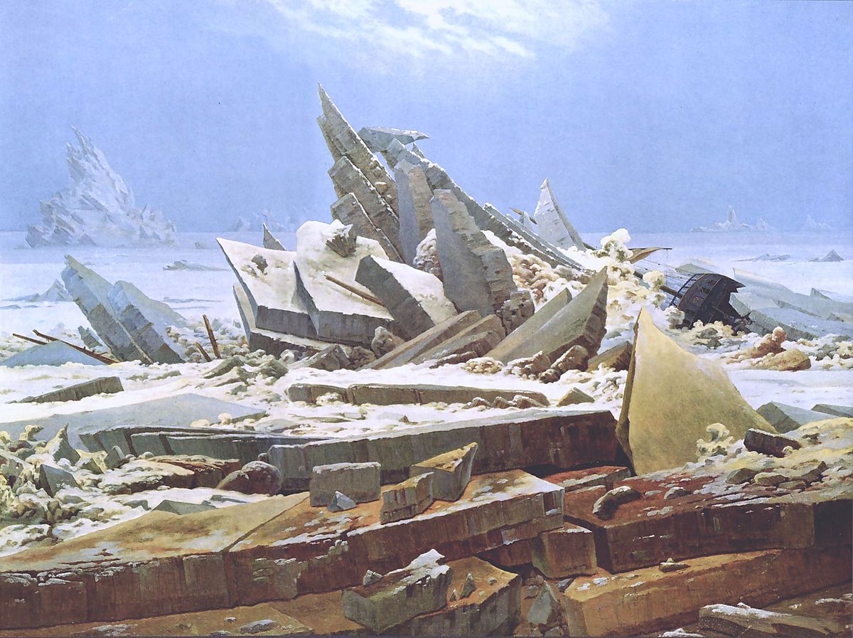 Friedrich. El naufragio del Esperanza. 