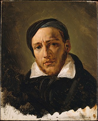 Géricault retratado por Vernet