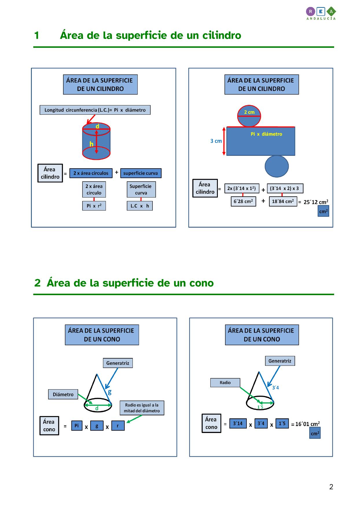 imagen perteneciente a la segunda página del documento PDF 'Cálculo de areas de figuras con volumen'