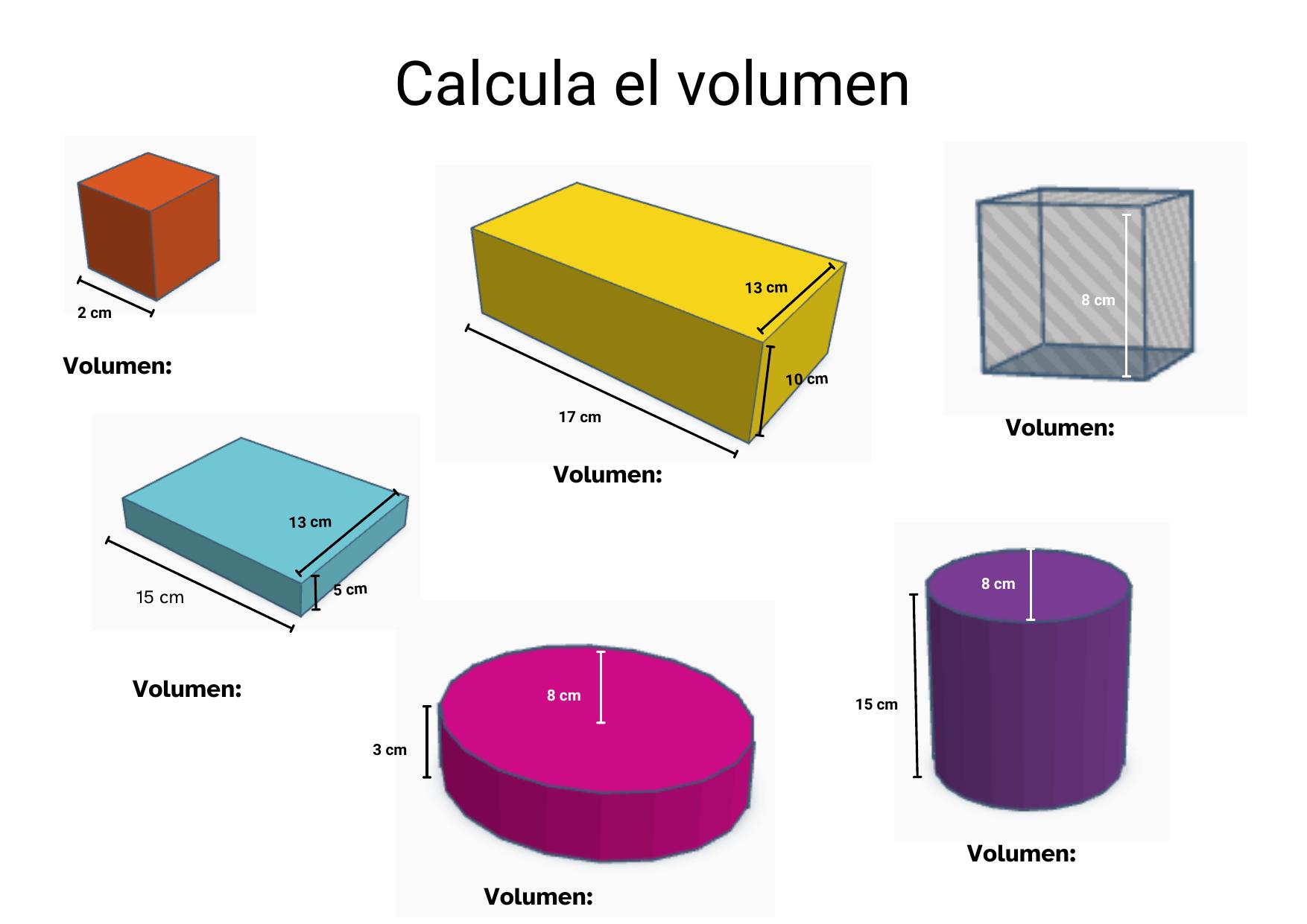 imagen perteneciente a la segunda página del documento PDF 'Calcula el volumen'