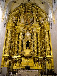 Retablo de la iglesia de San Esteban en Salamanca de José Benito de Churriguera