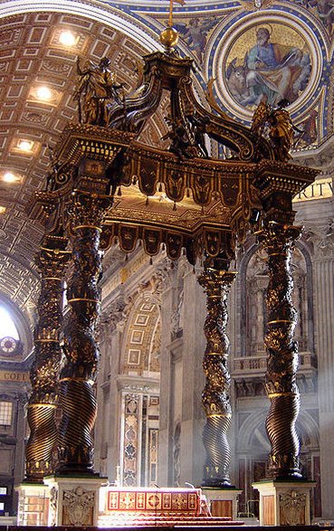 El Baldaquino de Bernini