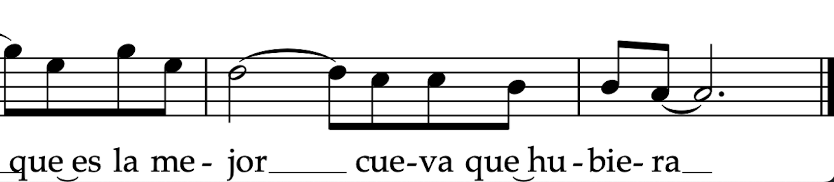 Final de frase tangos de Graná.