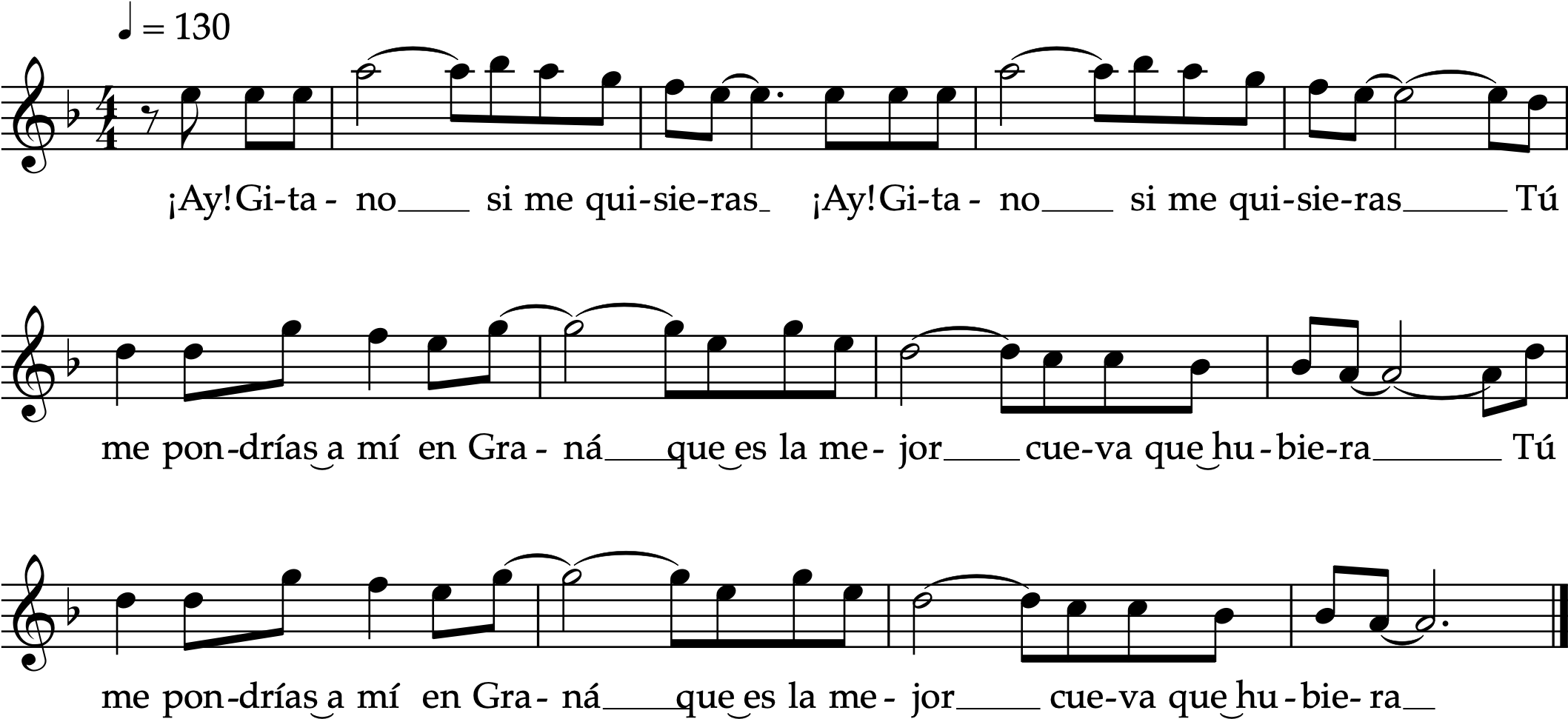 Transcripción completa tangos de Graná.