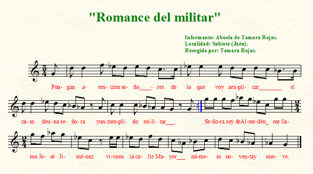 Romance de un militar