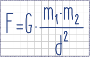 fórmula ley gravitación universal
