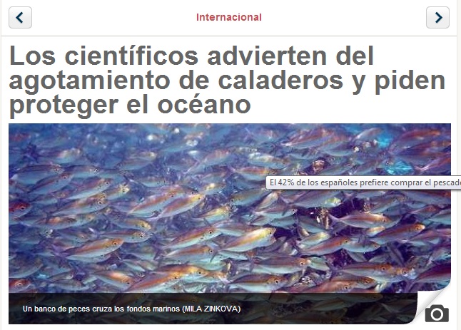 Los cieníficos advierten del agotamiento de caladeros y piden proteger el océanos