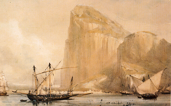 El Peñón de Gibraltar ha sido al menos desde el siglo XVIII, una base militar inexpugnable en torno a la cual se ha desarrollado la actual ciudad de Gibraltar.