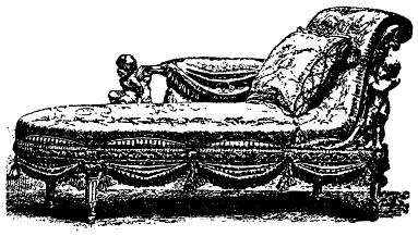 Una chaise longue rococó