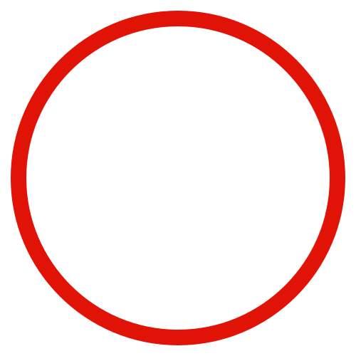  La imagen muestra una circunferencia roja