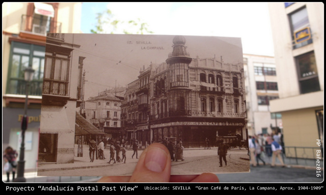 Ejemplo de postal "past view" La Campaña (SEVILLA)