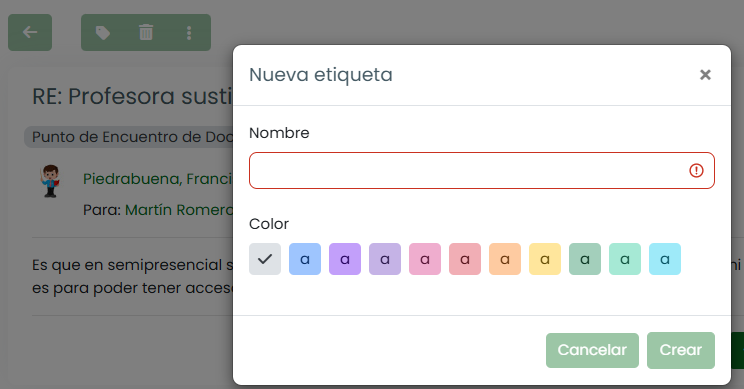 etiquetar