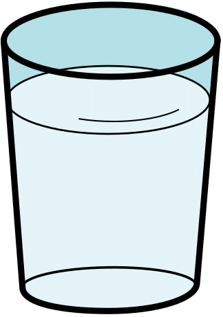 imagen donde aparece un vaso con agua