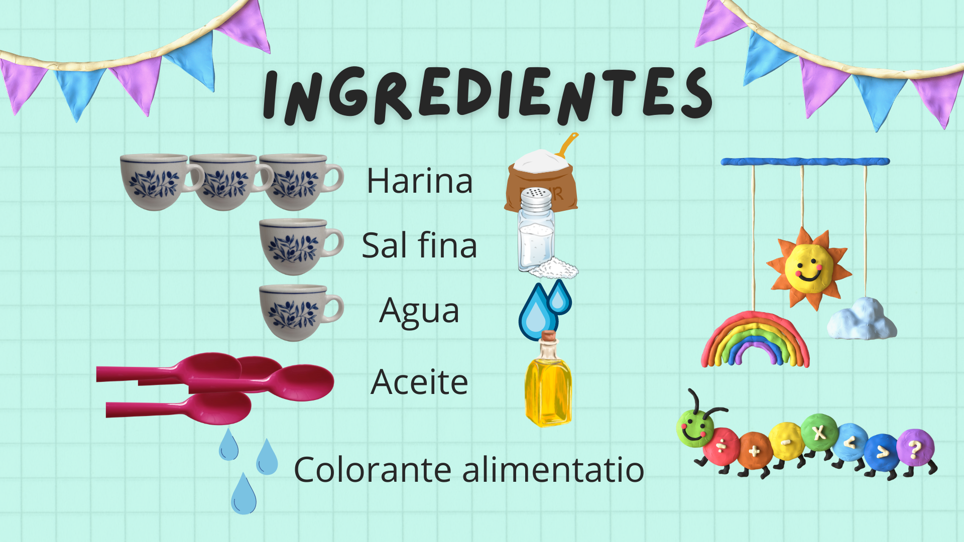 Imagen con la lista de ingredientes