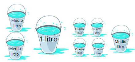 Cubos de agua