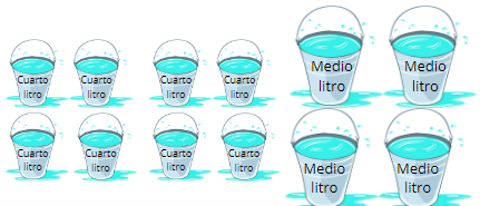 Cubos de agua