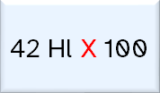 42 hectolitros multiplicados por 100