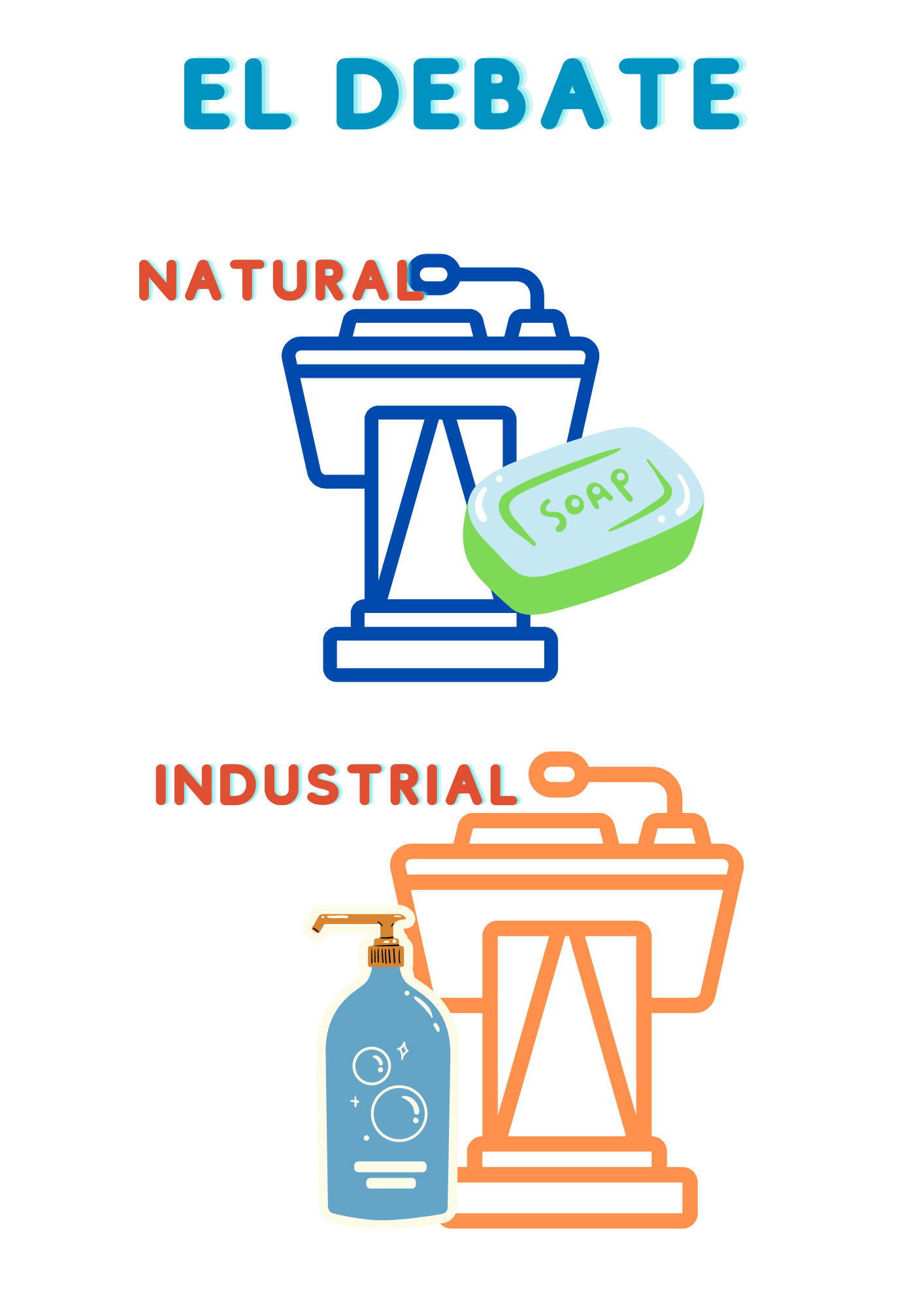 Debate sobre jabón natural o industrial