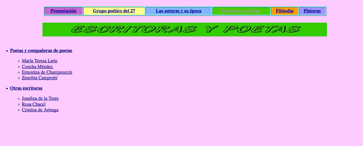 escritoras y poetas
