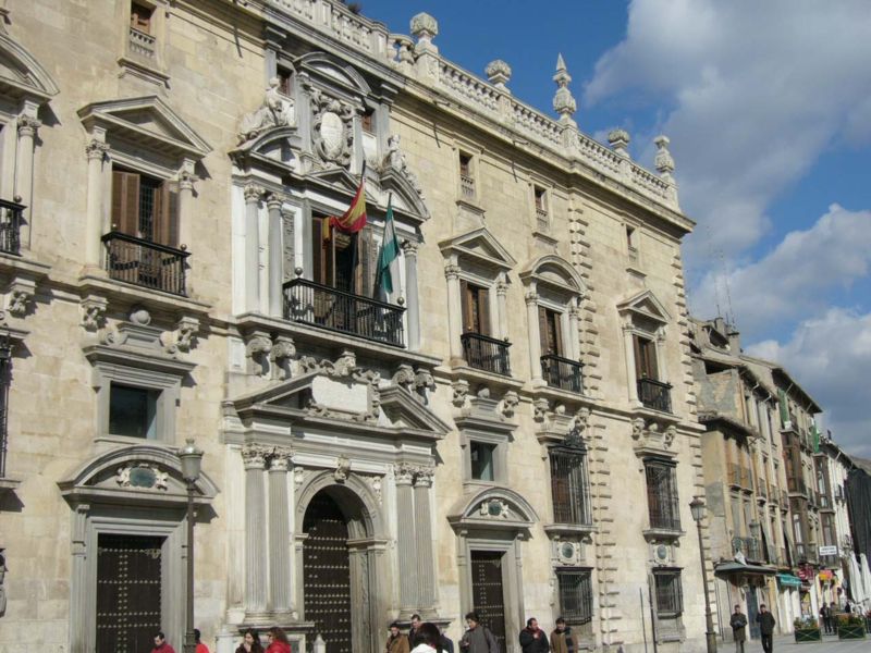 Sede de la Chancillería de Granada.