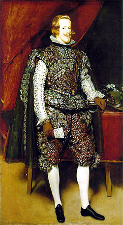 Felipe IV, rey de 1621 a 1665.