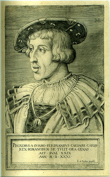  Fernando I de Habsburgo, hermano de Carlos I y su sucesor en el título imperial.