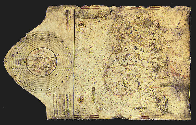 Mapa de Colón en la Biblioteca Nacional de Francia