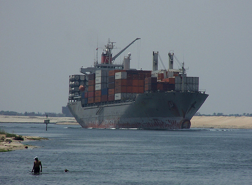 el canal de Suez hoy.