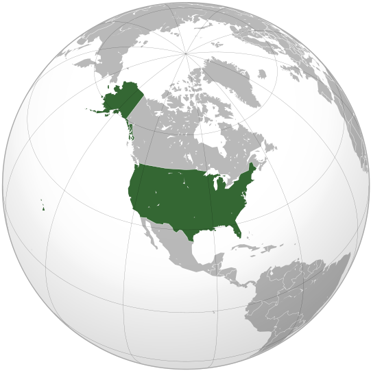 localizacion de estados unidos