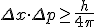 Indeterminación x,p